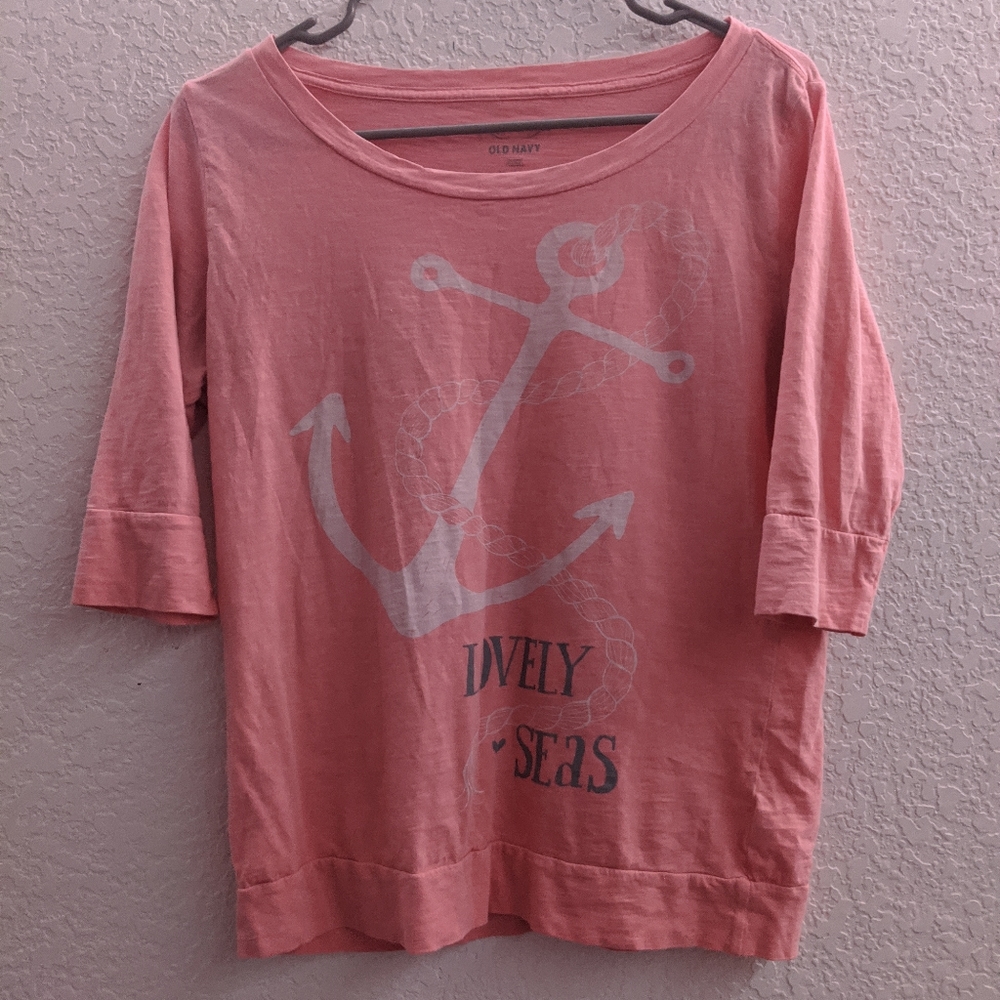 pink half sleeve shirt
